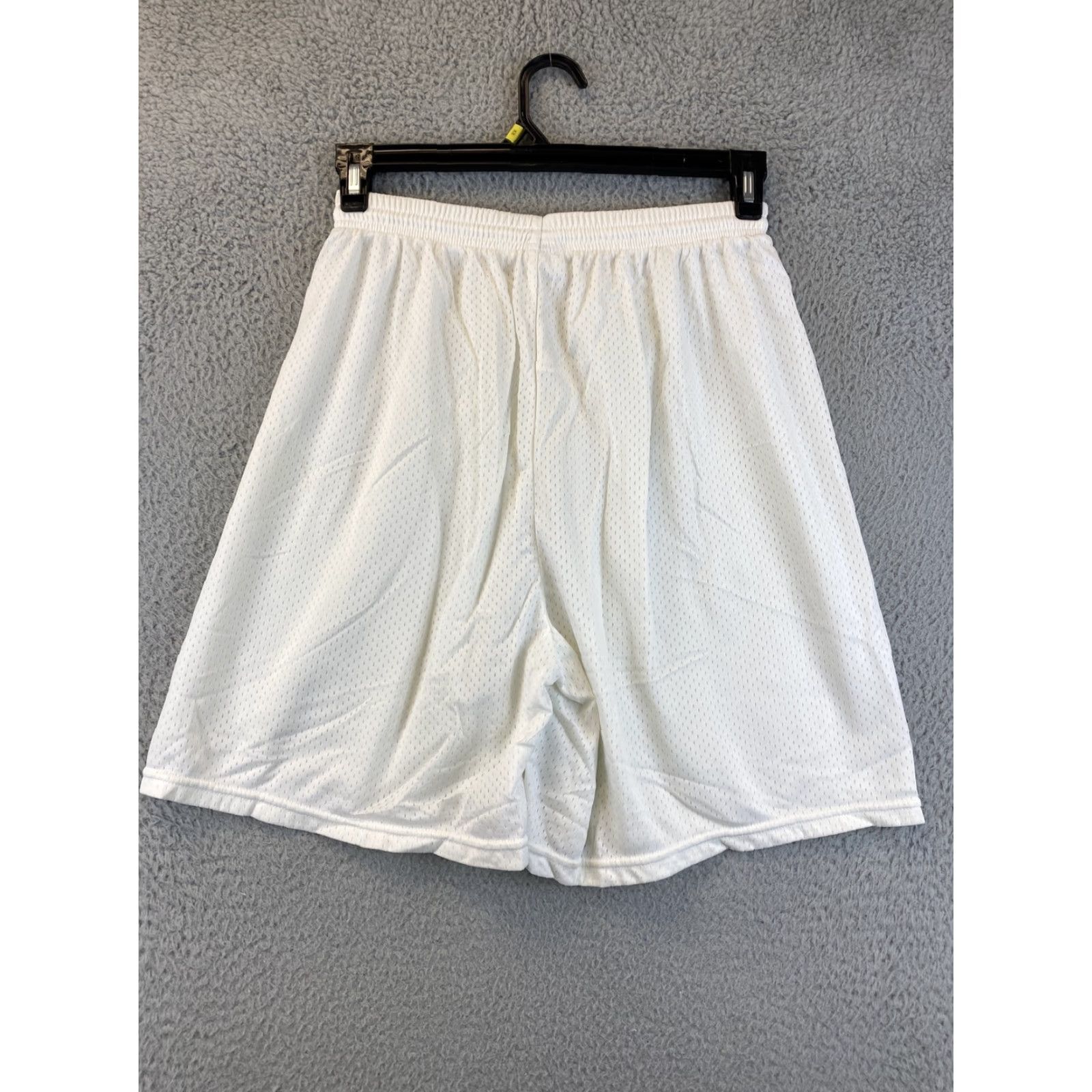 Nike Nike Men's Athletic Shorts M White Black Sports Gym Cross Training Running Jersey 85-5 Size US 31 - 7 Thumbnail
