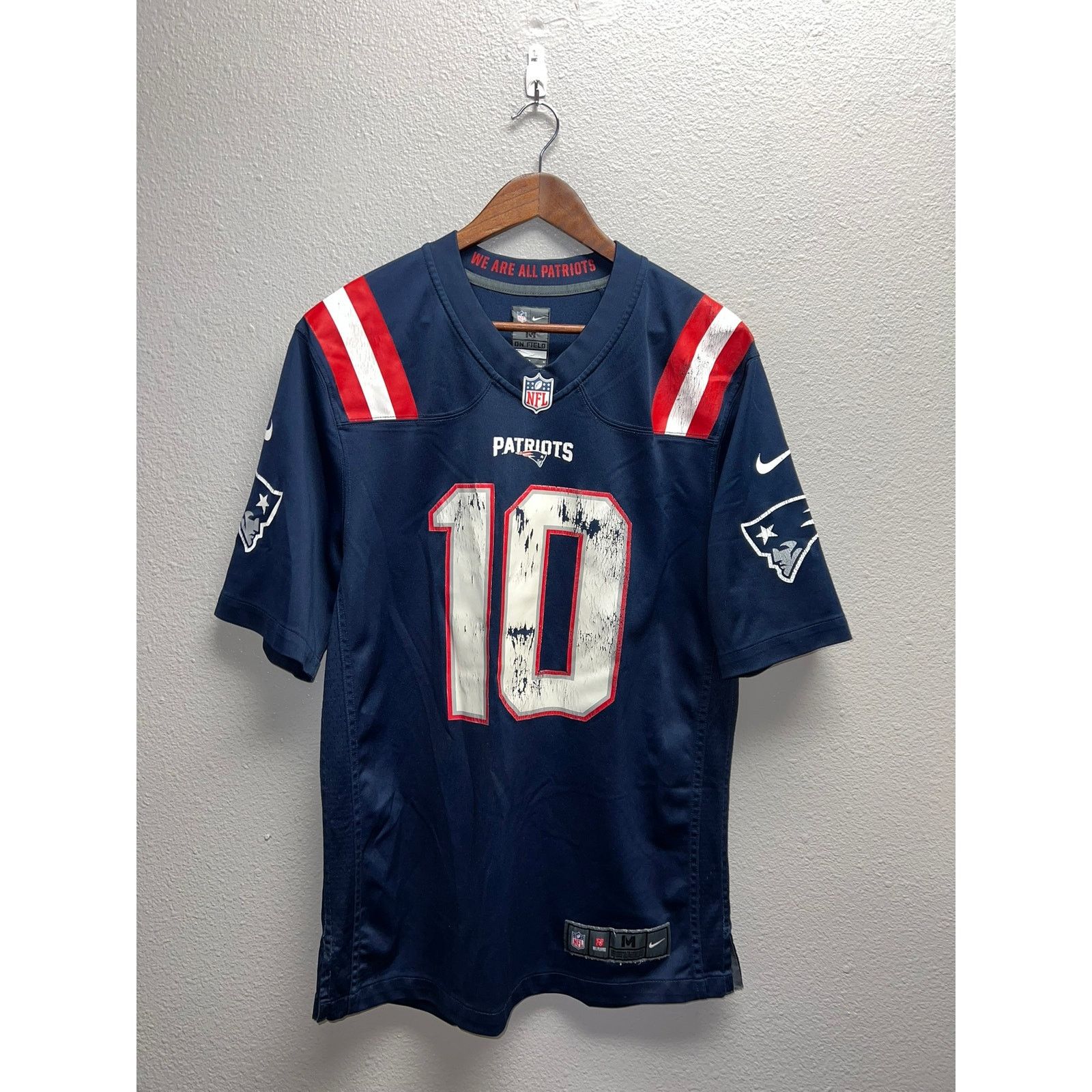 Nike New England Patriots Jersey Mac Jones Nike Blue NFL Medium Size US M / EU 48-50 / 2 - 1 Thumbnail