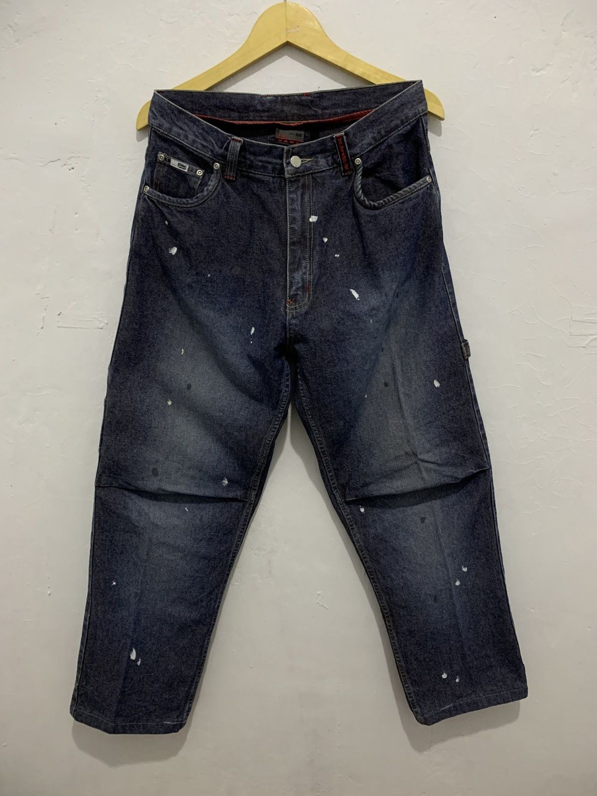Southpole × Vans 90's Vans 66 Skate Root Carpenter Denim Baggy Jeans Size US 32 / EU 48 - 2 Thumbnail
