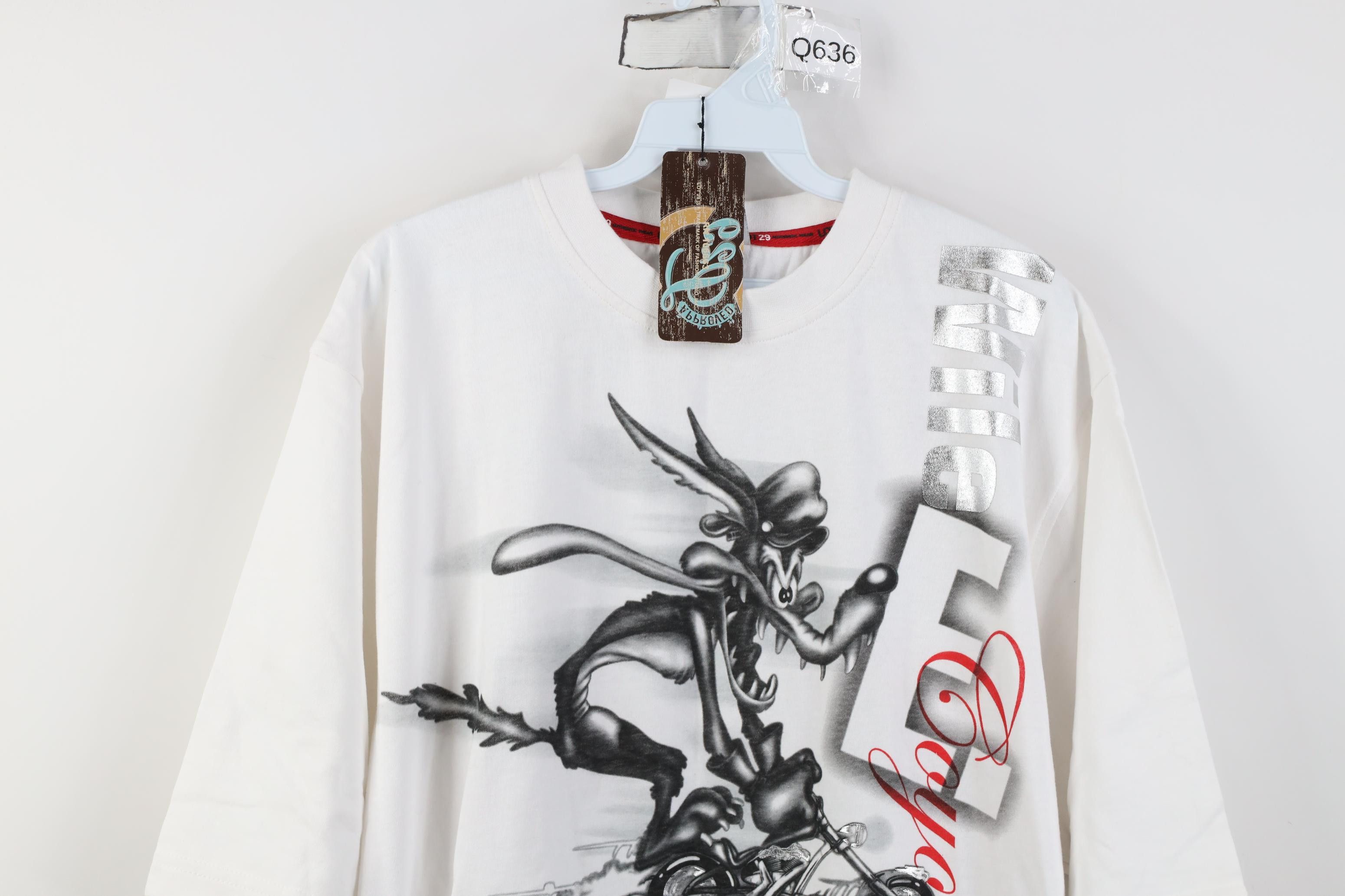 Vintage Deadstock Vintage Y2K Lot 29 Looney Tunes E Coyote T-Shirt Size US L / EU 52-54 / 3 - 2 Thumbnail
