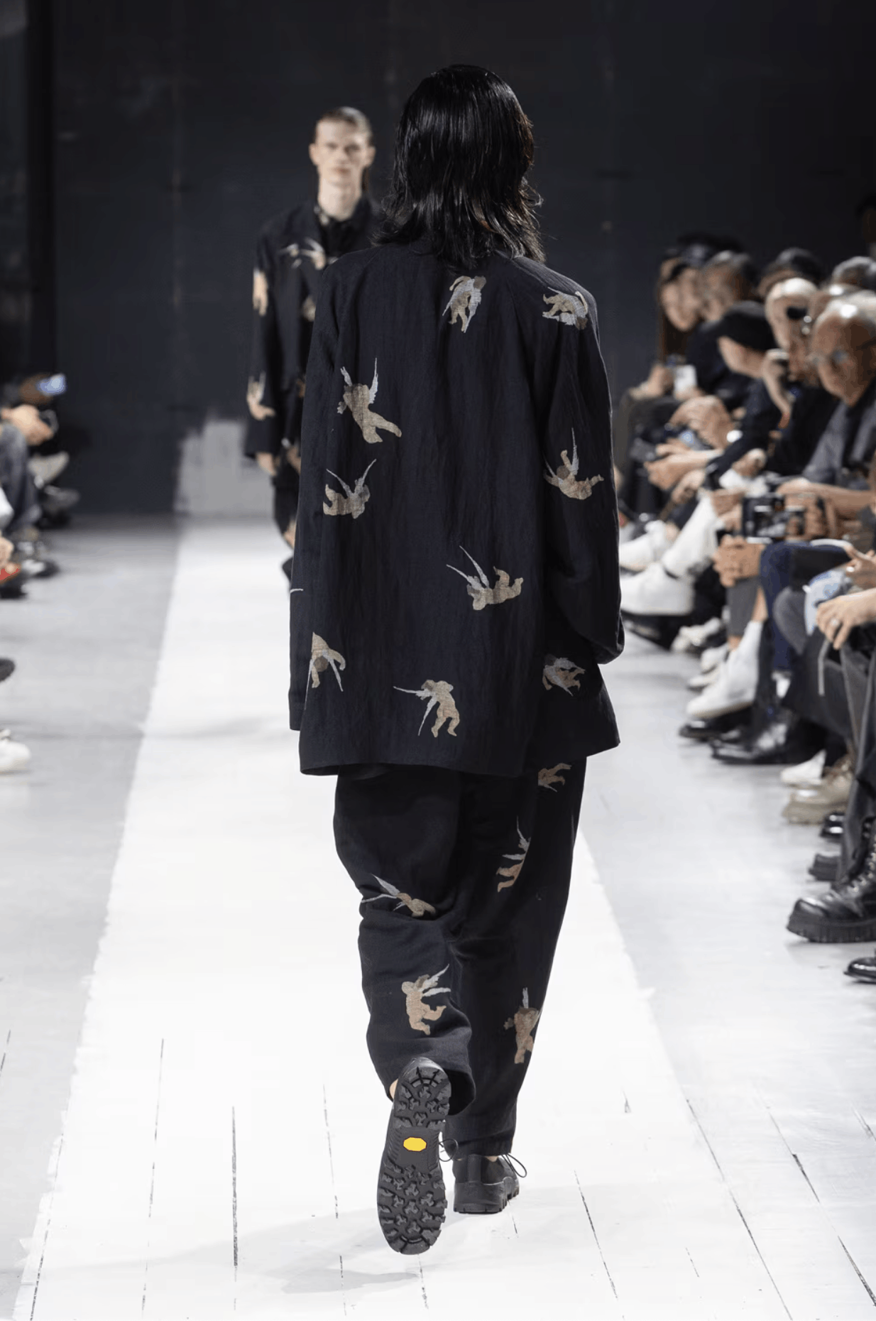 Yohji Yamamoto Yohji Yamamoto Pour Homme - ANGEL PRINT PANTS Size US 32 / EU 48 - 6 Thumbnail