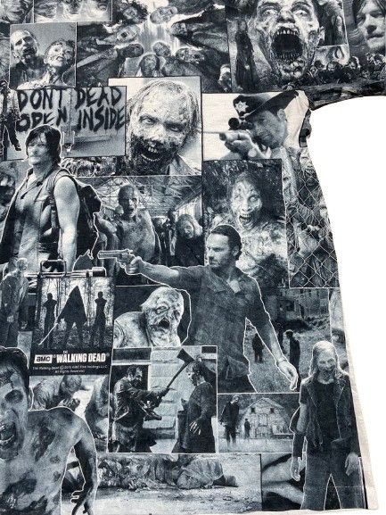 Expert Horror Rare The Walking Dead Fullprint Movie Series Tees Size US XL / EU 56 / 4 - 5 Thumbnail