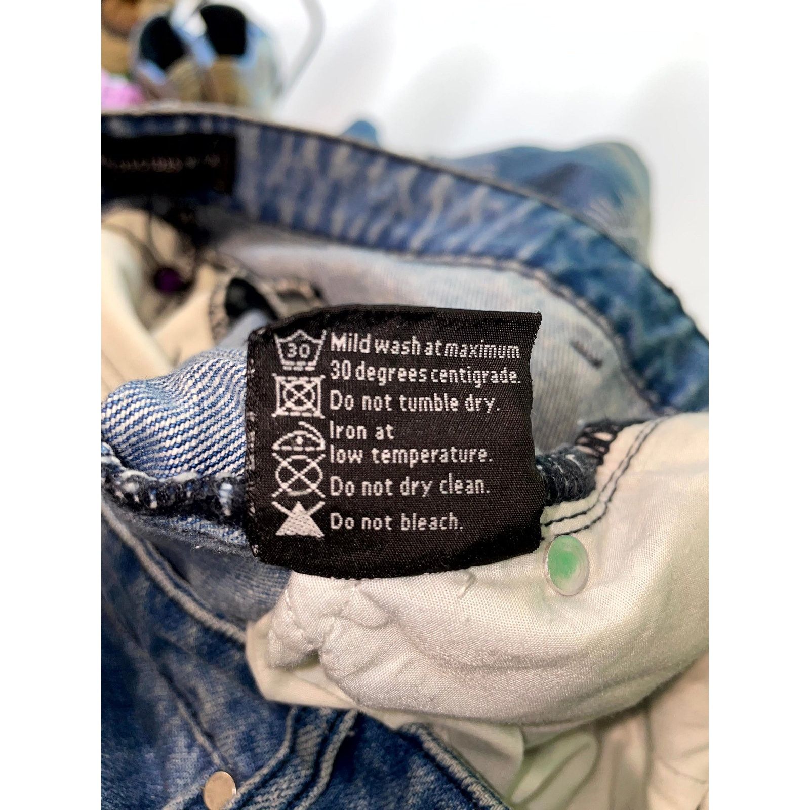 Who Decides War Who Decides War Path Denim Light Wash Jeans Size US 34 / EU 50 - 5 Thumbnail