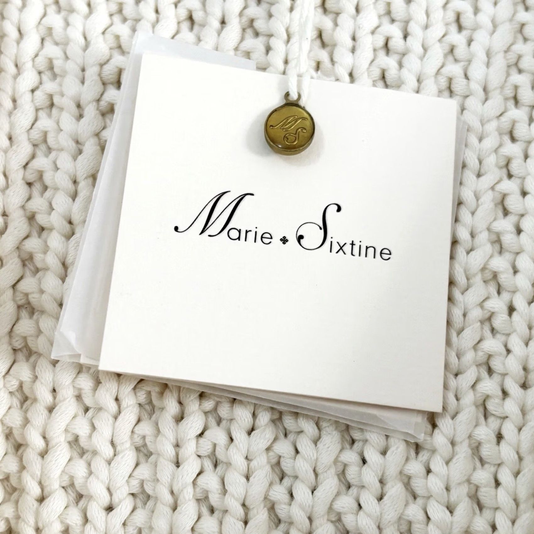 Roper MARIE SIXTINE Chunky Knit Poncho M/L Womens Size Vanilla Rope Belt - Dallas, BNWT Size ONE SIZE - 6 Thumbnail