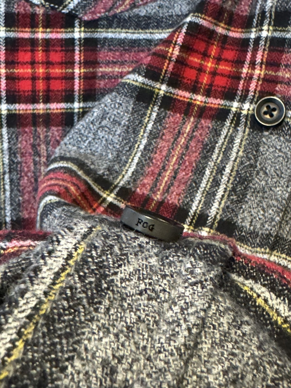 Fear of God 🔥FOG Fear of God Collection Two Flannel Grey SZ Med 16-17’ Size US M / EU 48-50 / 2 - 6 Thumbnail