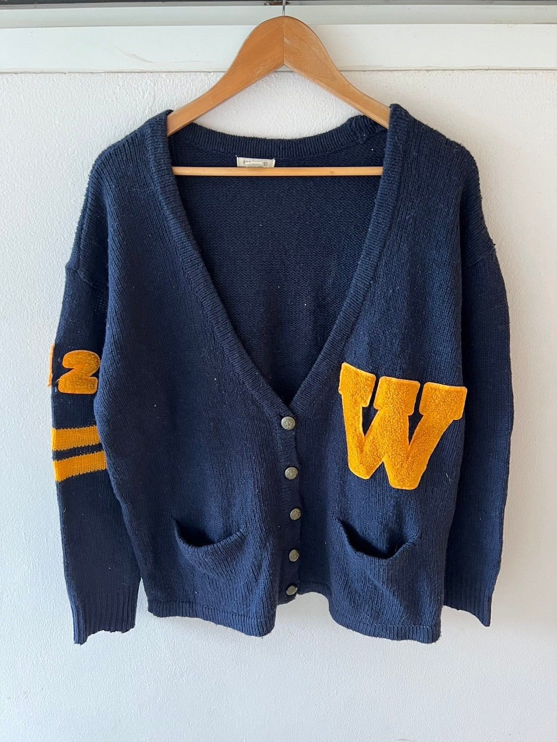 Vintage VINTAGE CARDIGAN Size US M / EU 48-50 / 2 - 1 Thumbnail