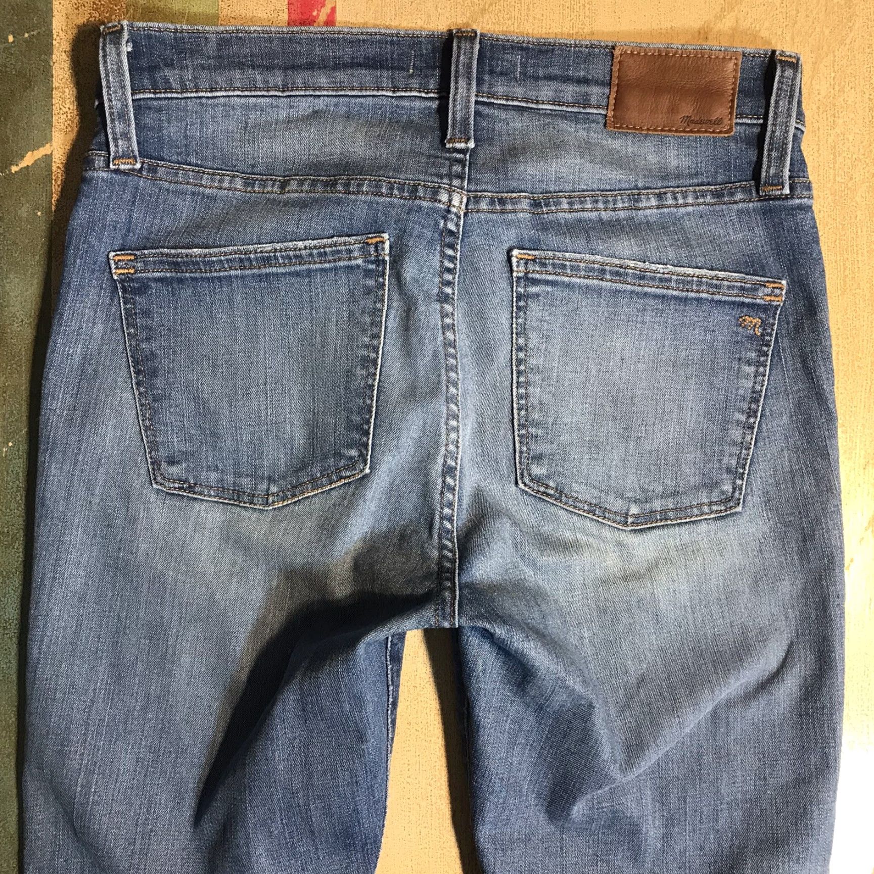 Madewell Madewell 9” High-rise Skinny Distressed Denim Blue Jeans Womens 27 X 25.5 Jeans Women Slim Bohemian College 5-Pocket Zip Denim Pant Size 27" / US 4 / IT 40 - 4 Thumbnail