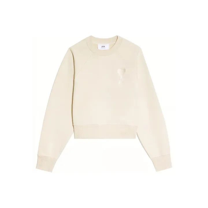 AMI AMIPARIS Casual Heart Logo Embroidered Sweatshirt 0079 Size US M / EU 48-50 / 2 - 1 Thumbnail