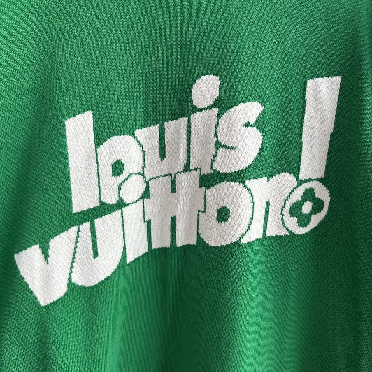 Louis Vuitton LV Green Knit T-Shirt M 99 New Size US M / EU 48-50 / 2 - 3 Thumbnail