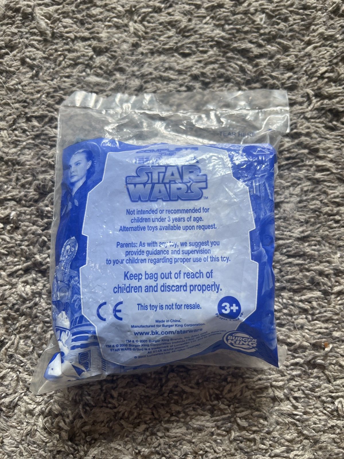 Star Wars 2005 Burger King Lucasfilm Star Wars Toy Size ONE SIZE - 1 Thumbnail