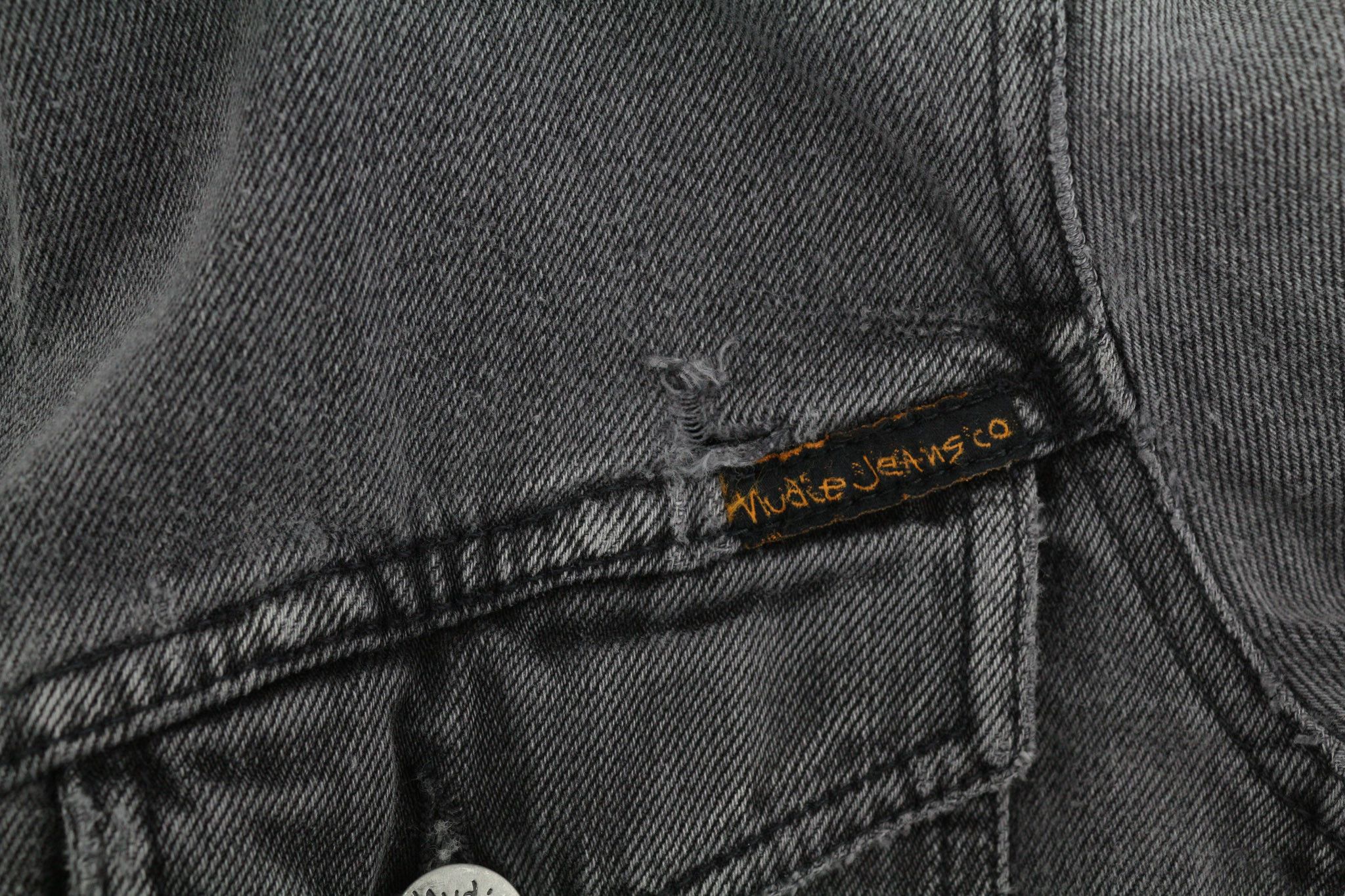 Nudie Jeans BILLY S Desolation Polo Neck Patch Denim Jacket 82470 Size US S / EU 44-46 / 1 - 9 Thumbnail