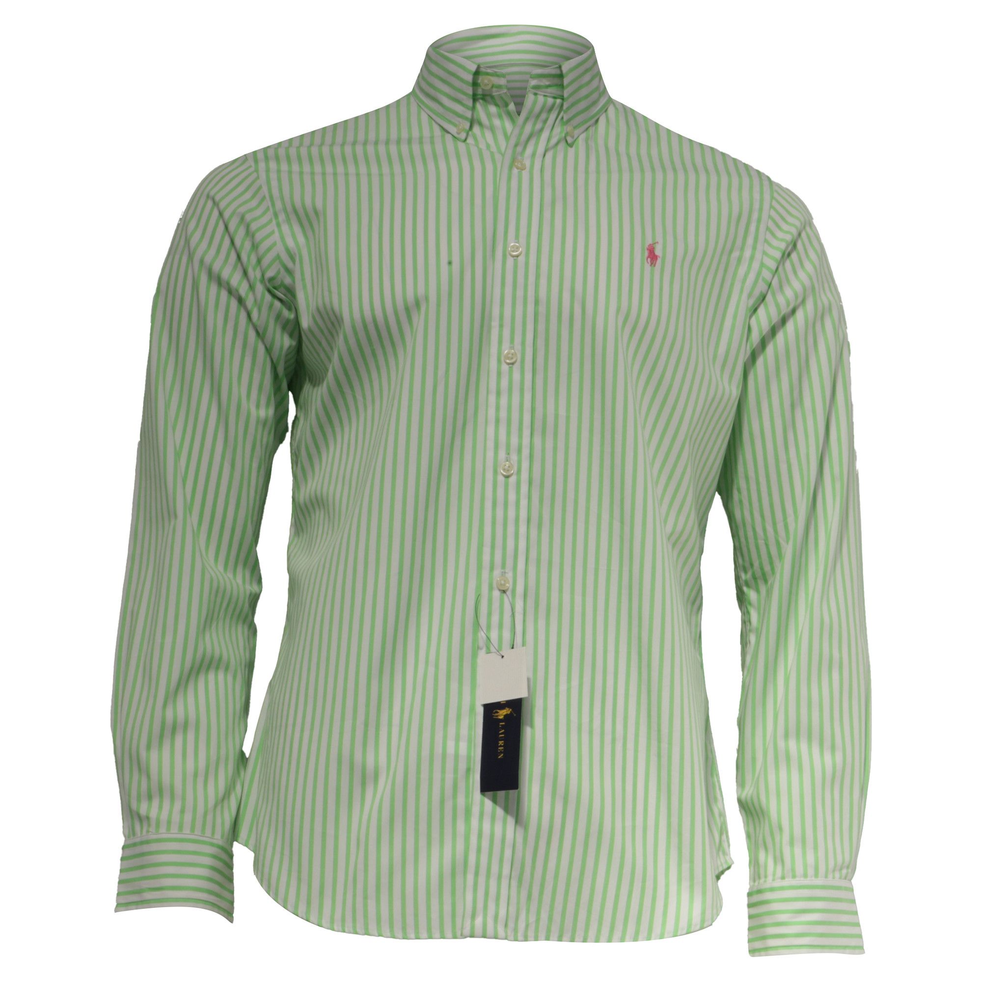 Ralph Lauren Polo Ralph Lauren Striped Shirt in Green Cotton Size US L / EU 52-54 / 3 - 1 Thumbnail