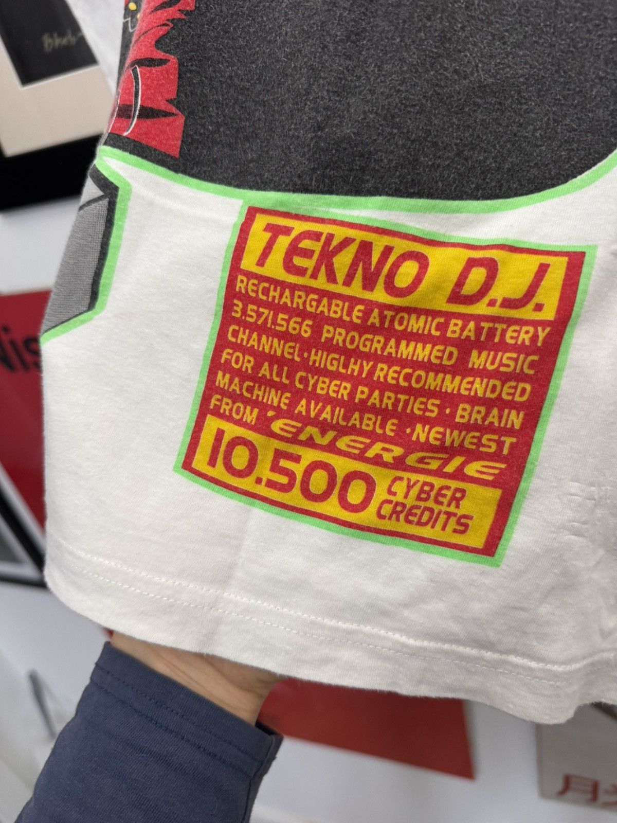 Energie Vintage Energie Comics Tekno Techno DJ Cartoon Skate Rave Size US L / EU 52-54 / 3 - 4 Thumbnail