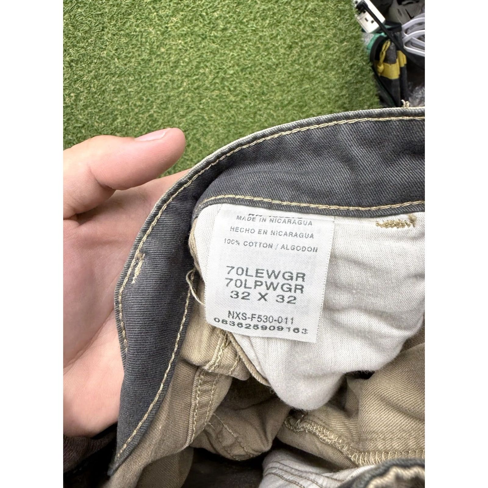 Wrangler Wrangler Cargo Pants Mens 32x32 Khaki Brown 70LEWGR Workwear Canvas Straight Size US 32 / EU 48 - 4 Thumbnail