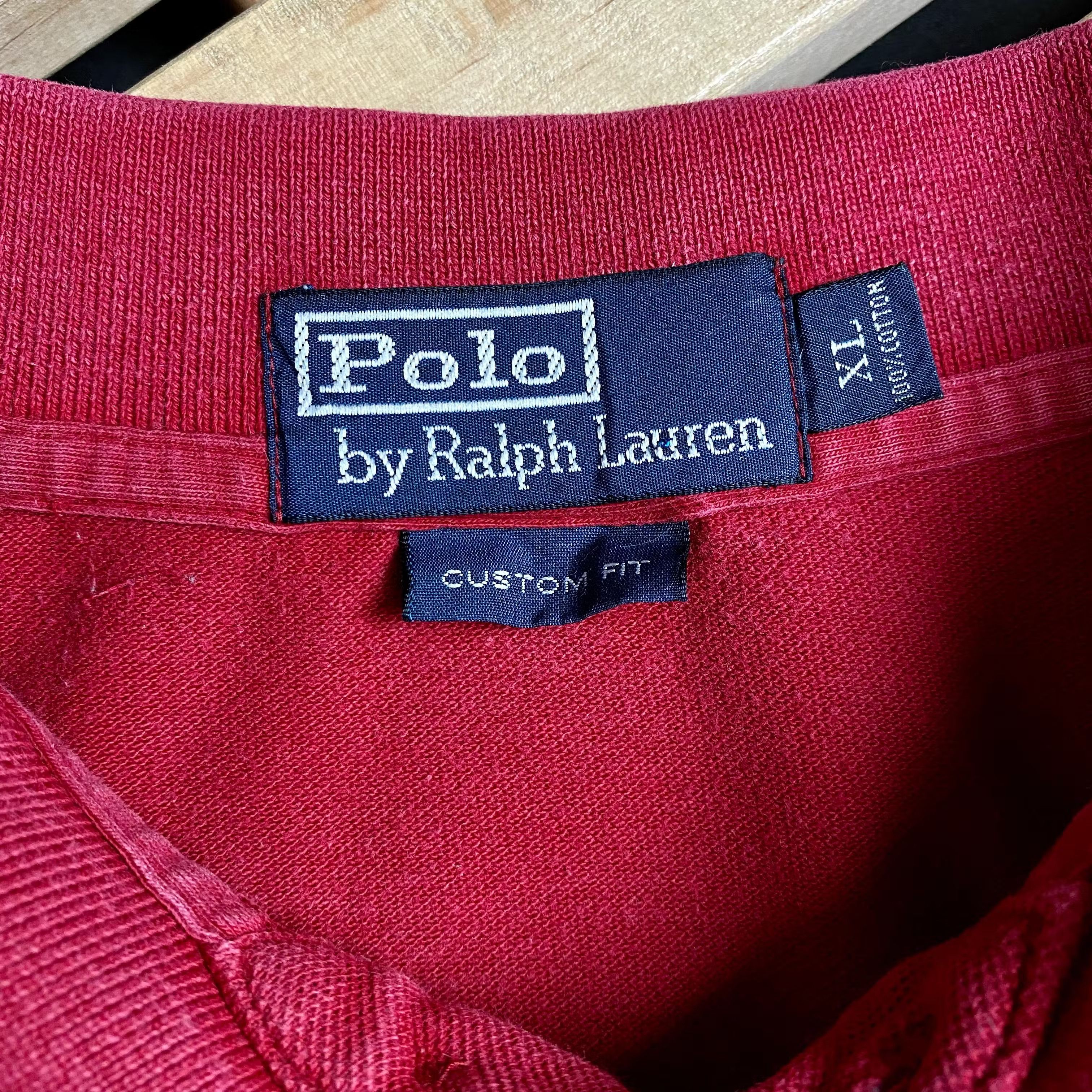 Polo Ralph Lauren × Ralph Lauren × Vintage Mens Polo Long Sleeve Ralph Lauren Vintage Size XL Size US XL / EU 56 / 4 - 4 Thumbnail