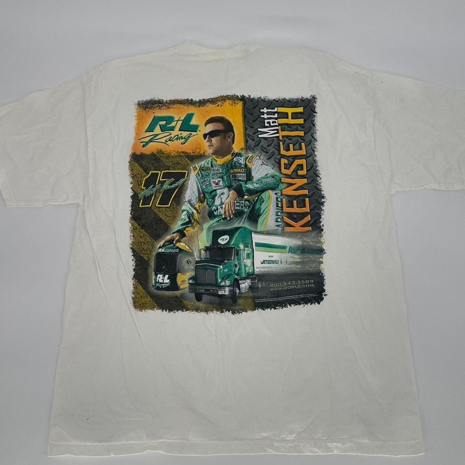 NASCAR Y2k vintage nascar matt kenseth racing tee Size US XL / EU 56 / 4 - 2 Thumbnail