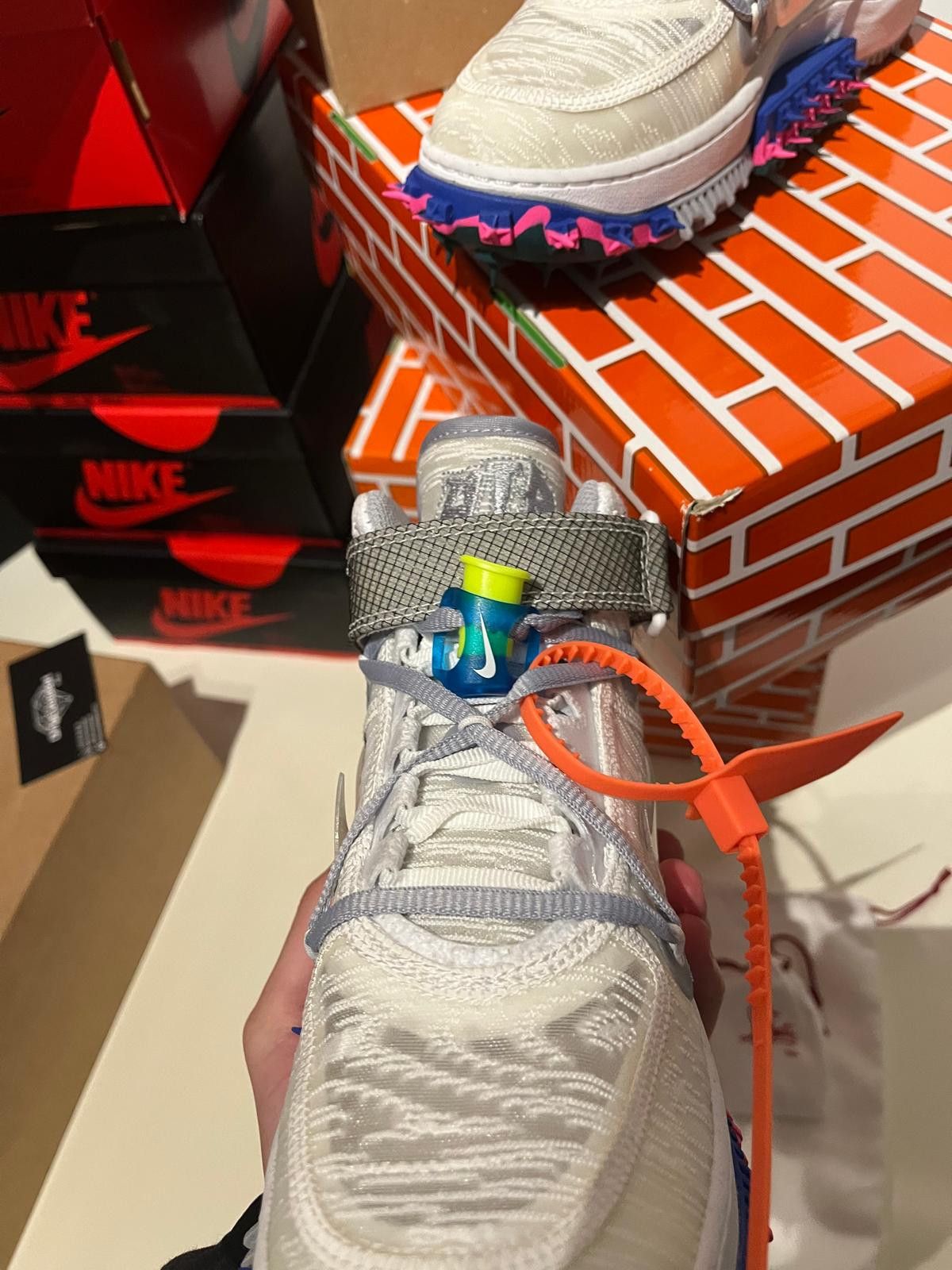 Nike × Off-White Nike Air Force 1 Mid Off-White 36 Size US 5 / IT 35 - 9 Thumbnail