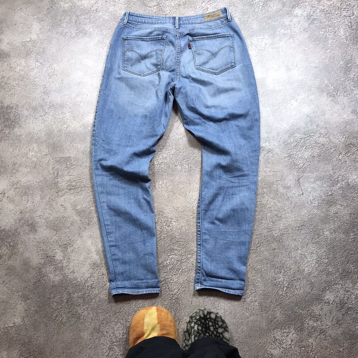 Vintage Vintage 90s Levis Distressed Baggy Jeans Grunge Thrashed 32 Size US 32 / EU 48 - 2 Thumbnail