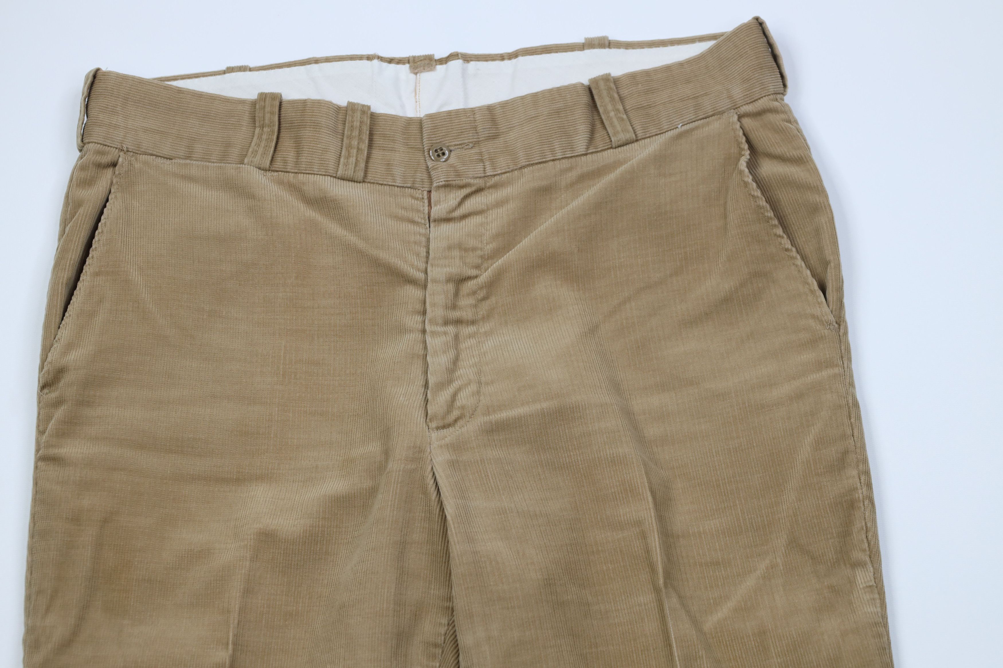 Big Mac Vintage 60s 70s Big Mac Flared Wide Leg Corduroy Pants USA Size US 36 / EU 52 - 2 Thumbnail
