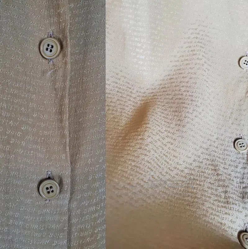 Dior Dior Silk Long Sleeve Blouse with Tie . Size S / US 4 / IT 40 - 6 Thumbnail