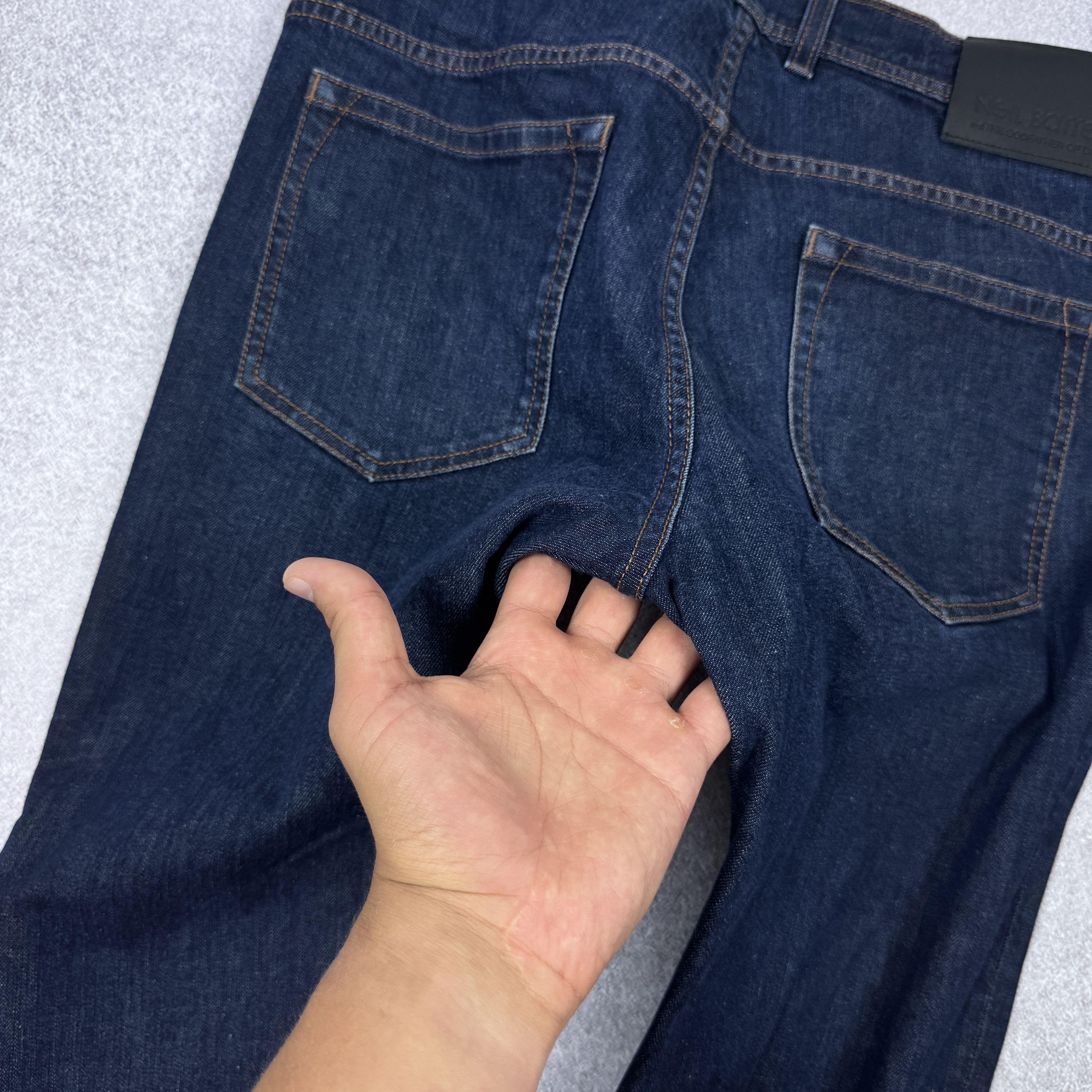 Neil Barrett Men`s Neil Barrett Skinny Fit Regular Rise Printed Jeans Size US 32 / EU 48 - 9 Thumbnail