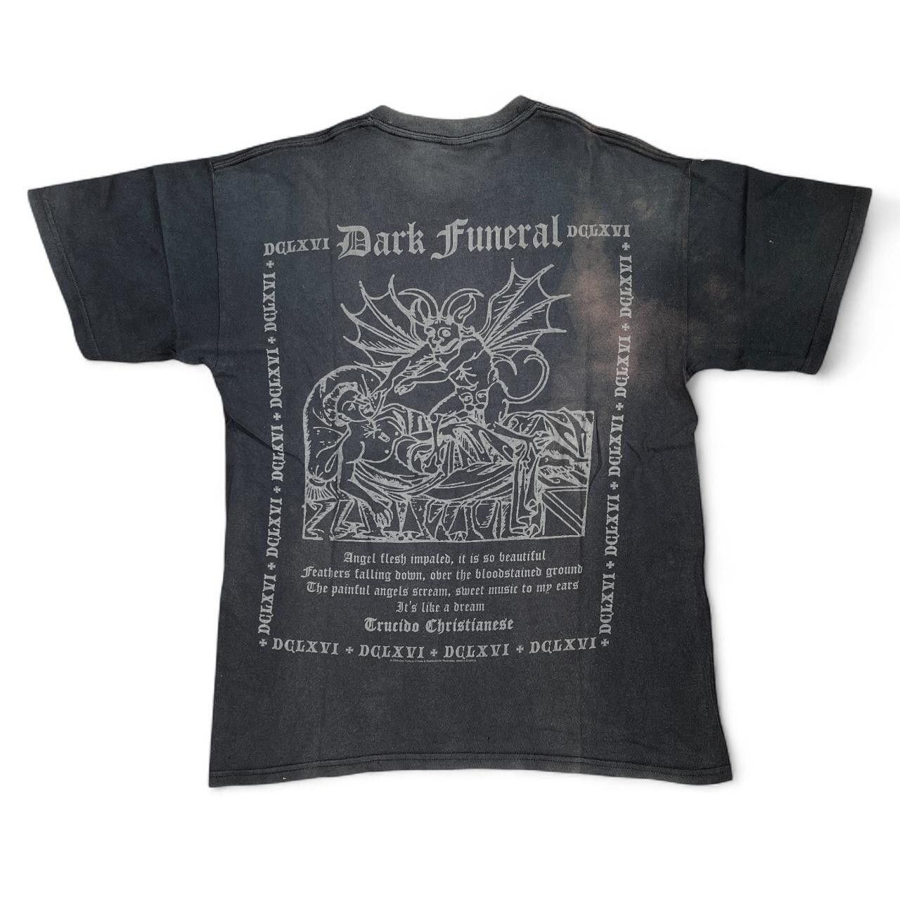 Band Tees Vintage Dark funeral 2000s Black metal tee Size US M / EU 48-50 / 2 - 2 Thumbnail