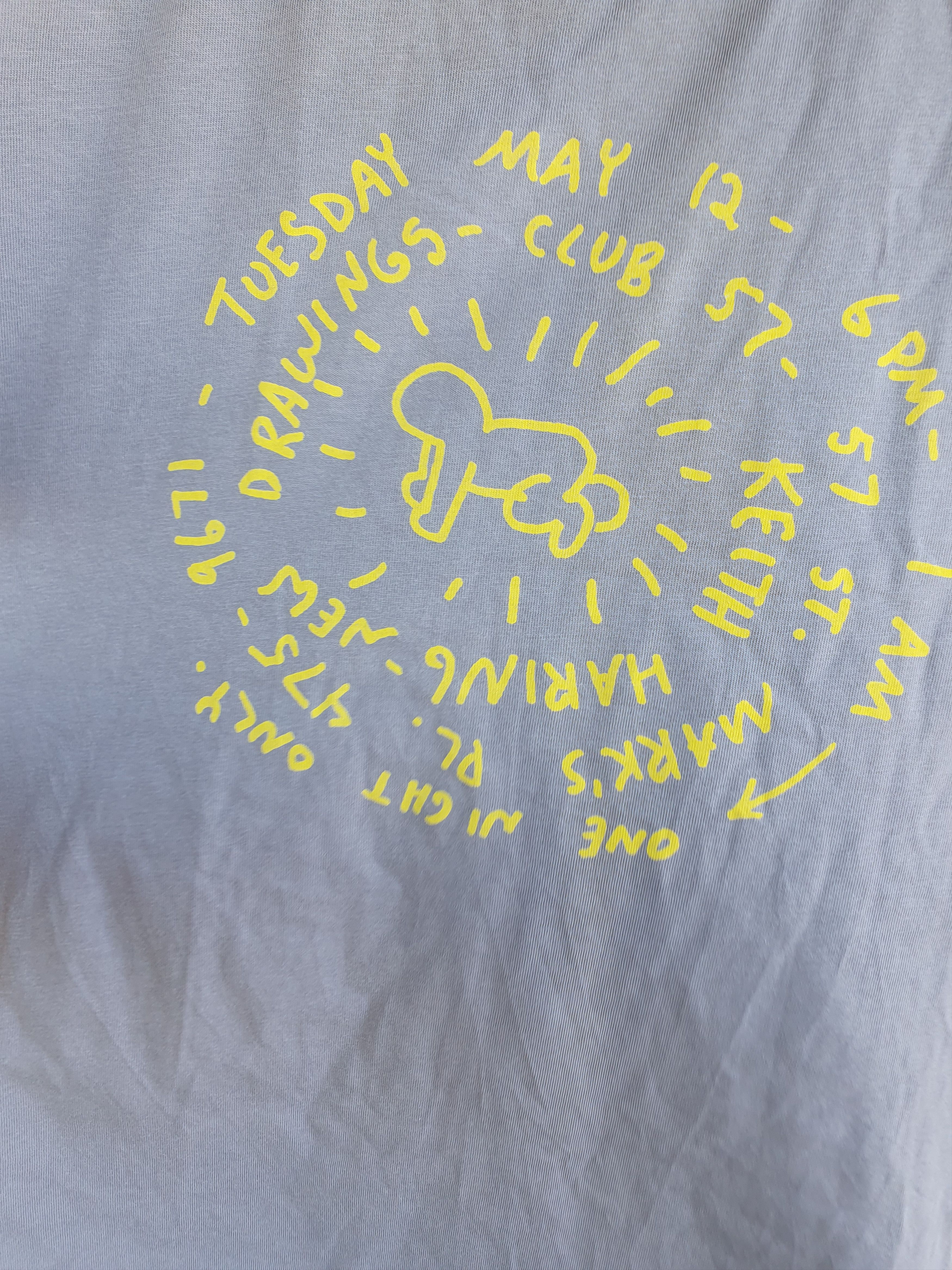 Keith Haring × Uniqlo Uniqlo x Keith Haring Club 57 East Village Event Flyer tee M Size US M / EU 48-50 / 2 - 2 Thumbnail