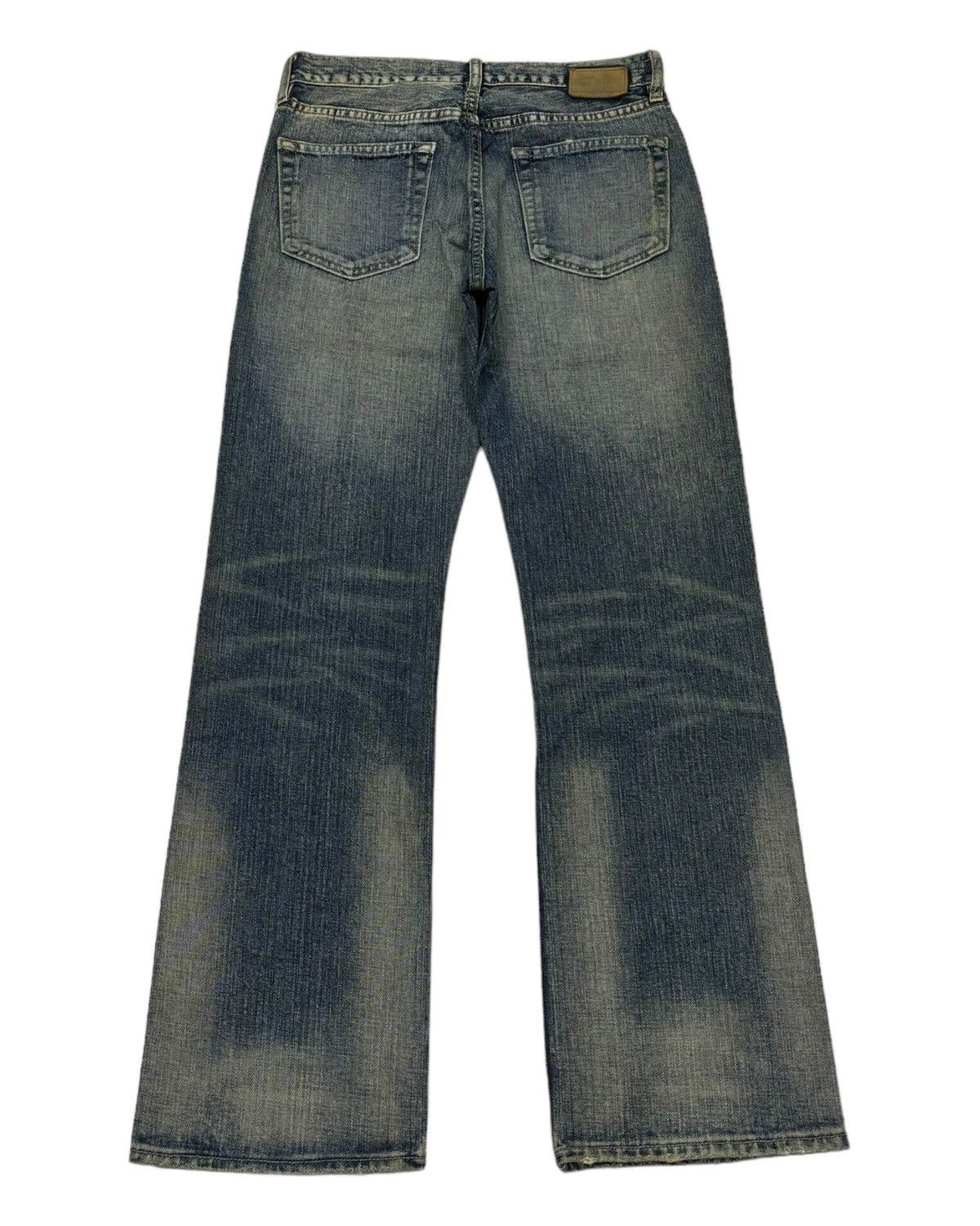 If Six Was Nine VINTAGE GAP SLIM BOOTCUT MUD WASH FLARE DENIM JEANS Size US 29 - 2 Thumbnail