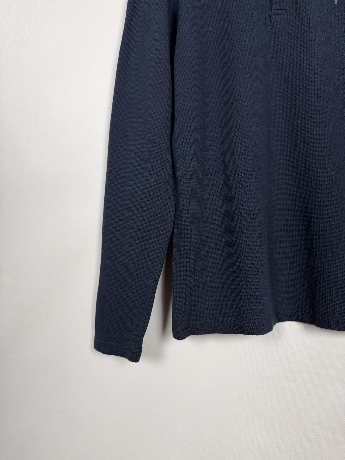 Allsaints Allsaints Hayes Long Sleeve Henley Shirt Pullover Size M Size US M / EU 48-50 / 2 - 4 Thumbnail