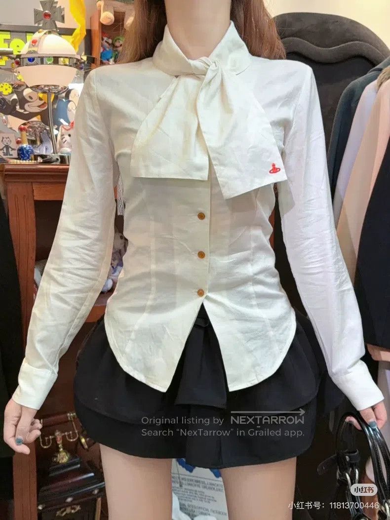 Vivienne Westwood Vintage second-hand waist-cinching bow-t