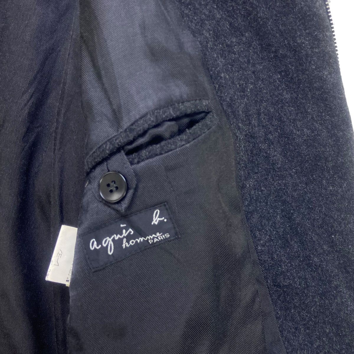 agnes b. Made in France Agnes B Homme Paris Wool Zipper Jacket Size US M / EU 48-50 / 2 - 12 Thumbnail