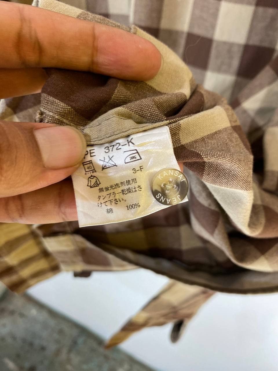Kansai Yamamoto kansai yamamoto light jacket checkered design Size US L / EU 52-54 / 3 - 6 Thumbnail