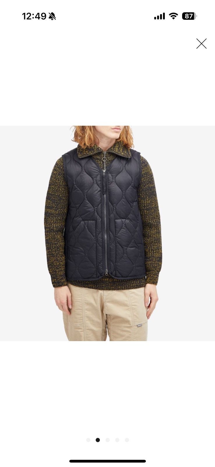 TAION Taion Military V-Neck Soft Shell Down Vest Size US S / EU 44-46 / 1 - 11 Thumbnail