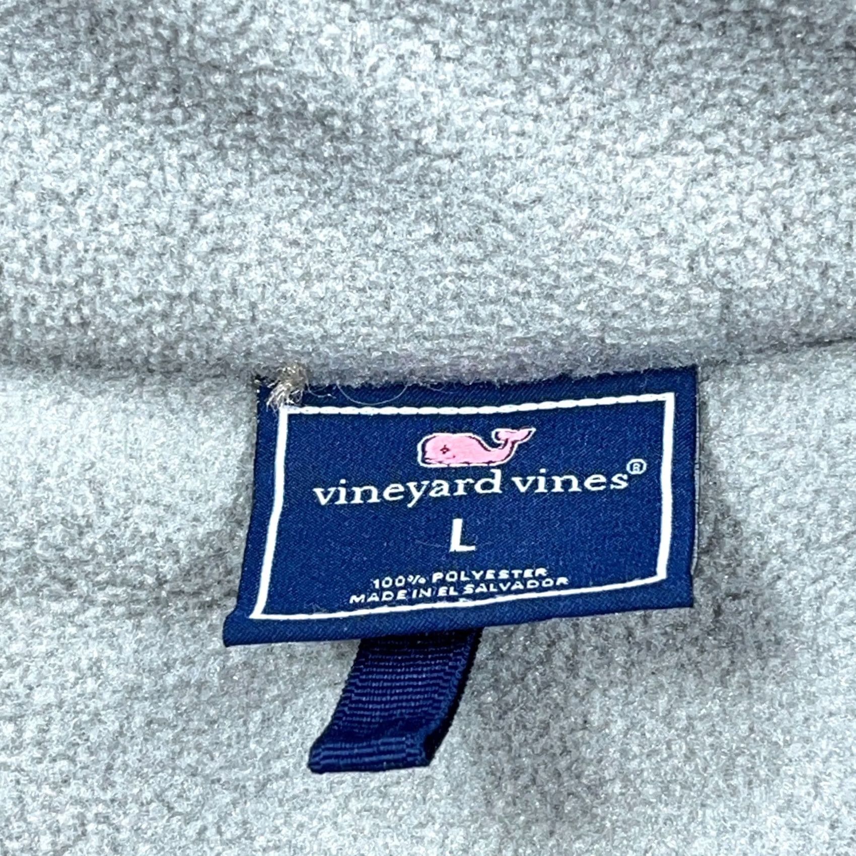 Vineyard Vines Vineyard Vines Sweater Mens M Gray Men Blue Pullover Fleece Snap Jacket Preppy Size US M / EU 48-50 / 2 - 3 Thumbnail