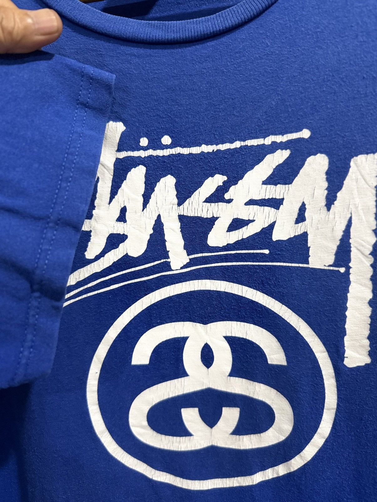 Stussy × Vintage Vintage Stussy Streetwear Faded Tee Size US L / EU 52-54 / 3 - 4 Thumbnail