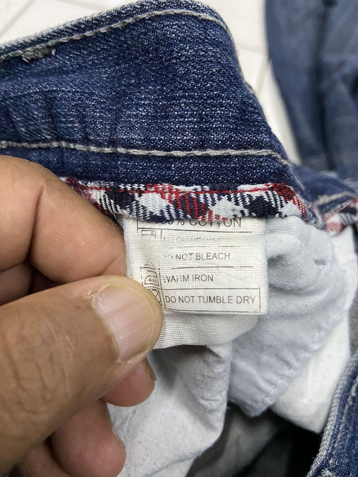 Japanese Brand JUNGLE STORM DROP CROTH CARPENTER DENIM JEANS Size US 30 / EU 46 - 11 Thumbnail