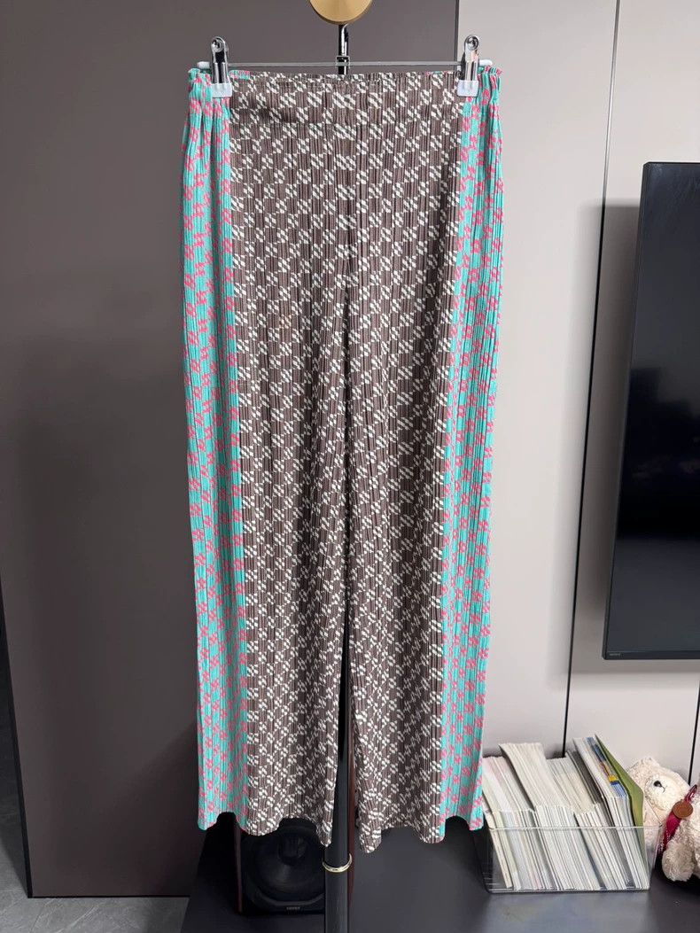 Issey Miyake Issey Miyake size:1 Checkered straight-leg pants Size 42" / US 20 - 1 Thumbnail