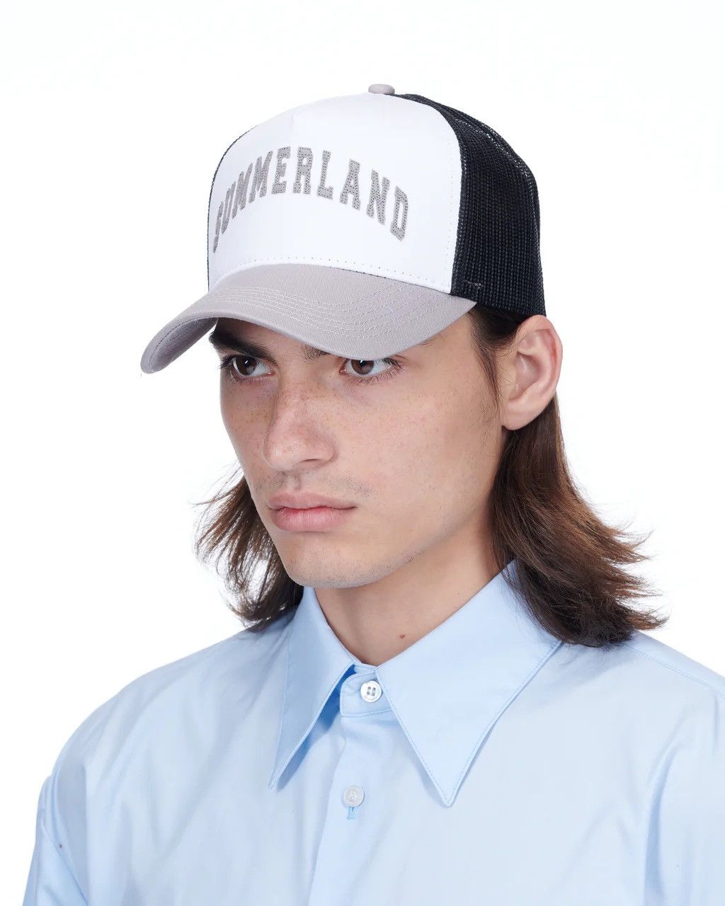 Nahmias Summerland Trucker Hat Grey Size ONE SIZE - 1 Thumbnail