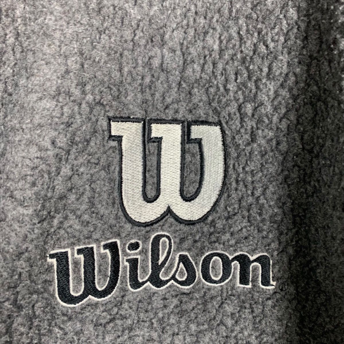 Wilson WILSON Embroidery Big Logo Deep Pile Fleece Jacket #1012-C45 Size US L / EU 52-54 / 3 - 15 Thumbnail