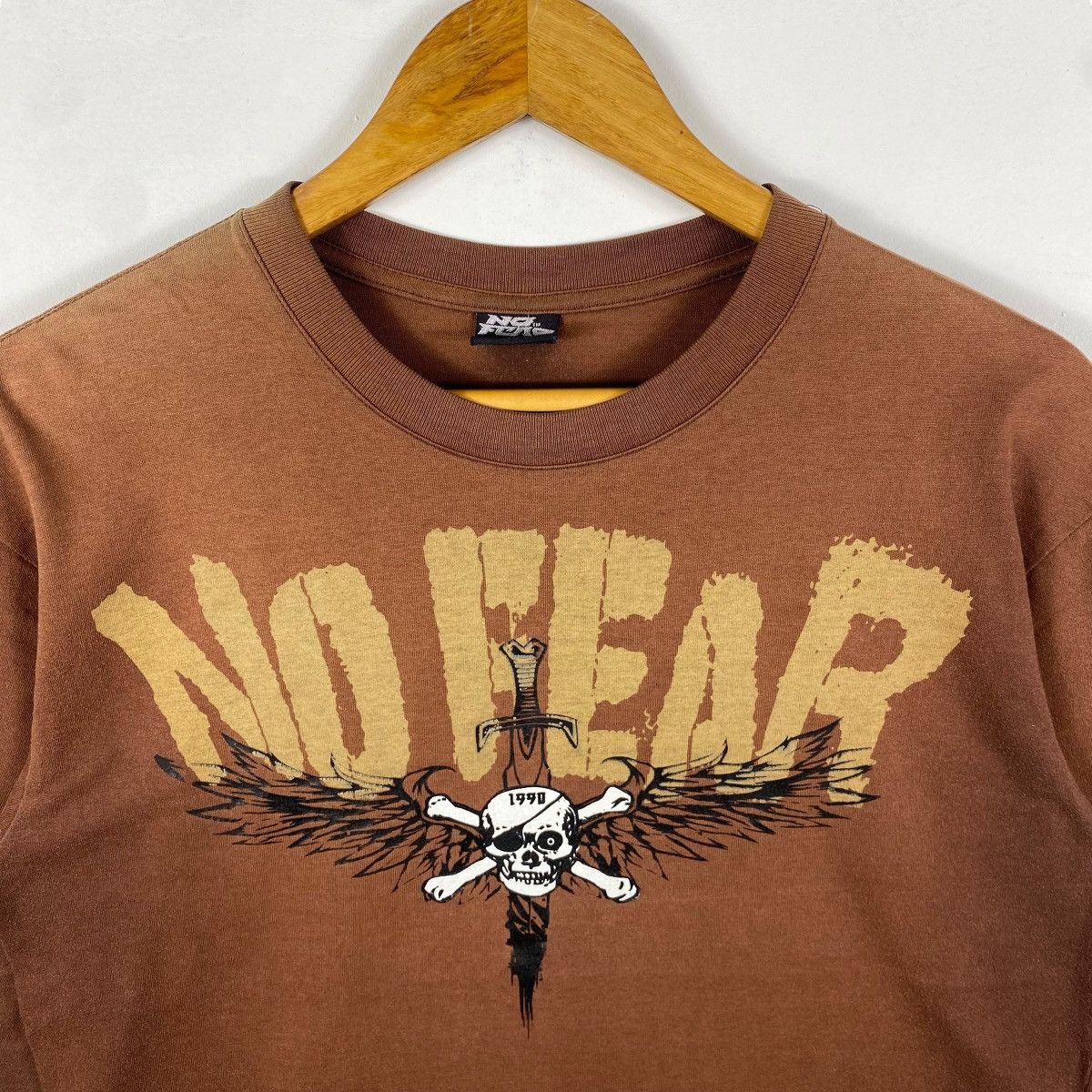 No Fear Vintage Distressed 00's NO FEAR Graphic Sunfaded Longsleeve Size US M / EU 48-50 / 2 - 2 Thumbnail