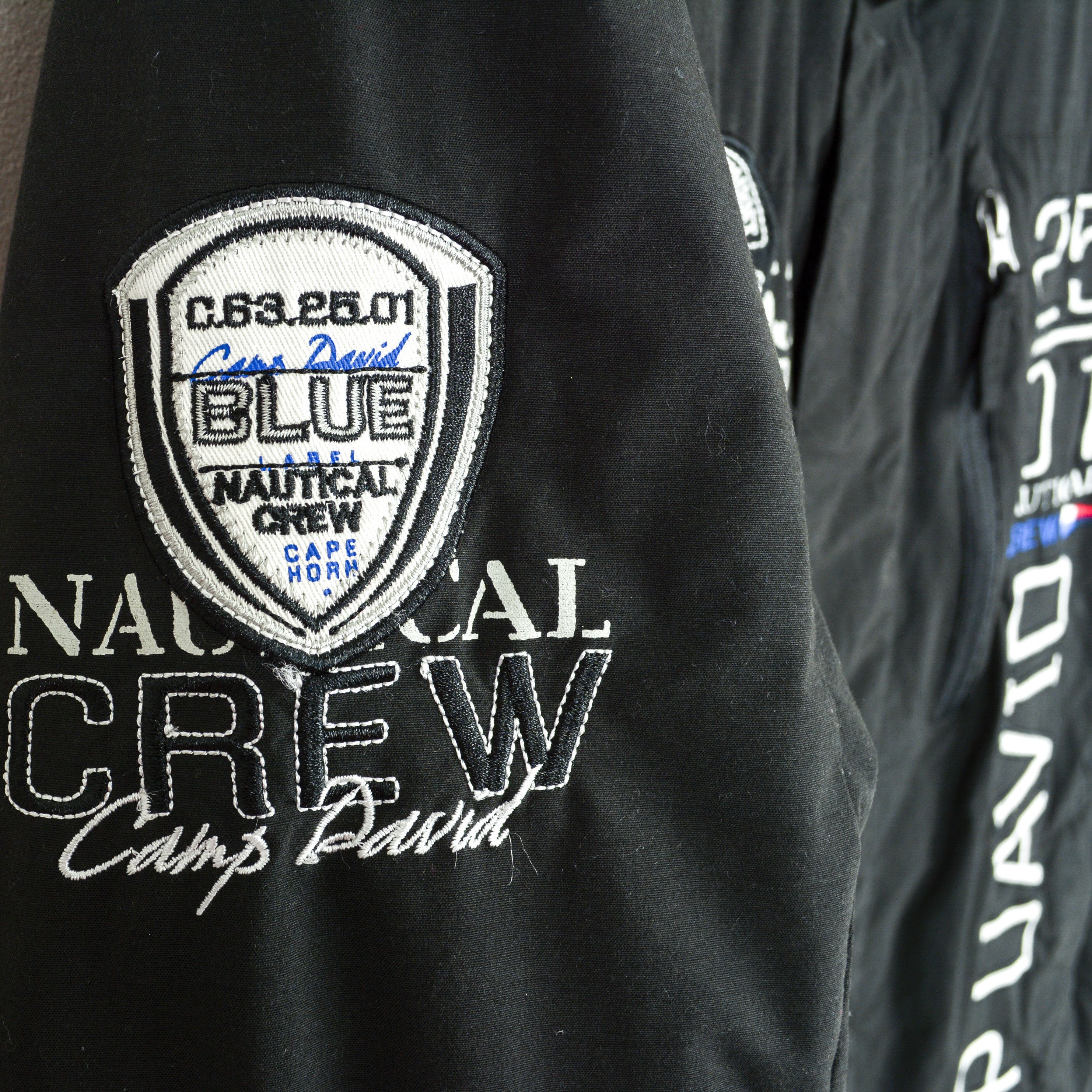 Camp David Original Blue Bomber Jacket M Coat Windbreaker Logo Size US M / EU 48-50 / 2 - 4 Thumbnail
