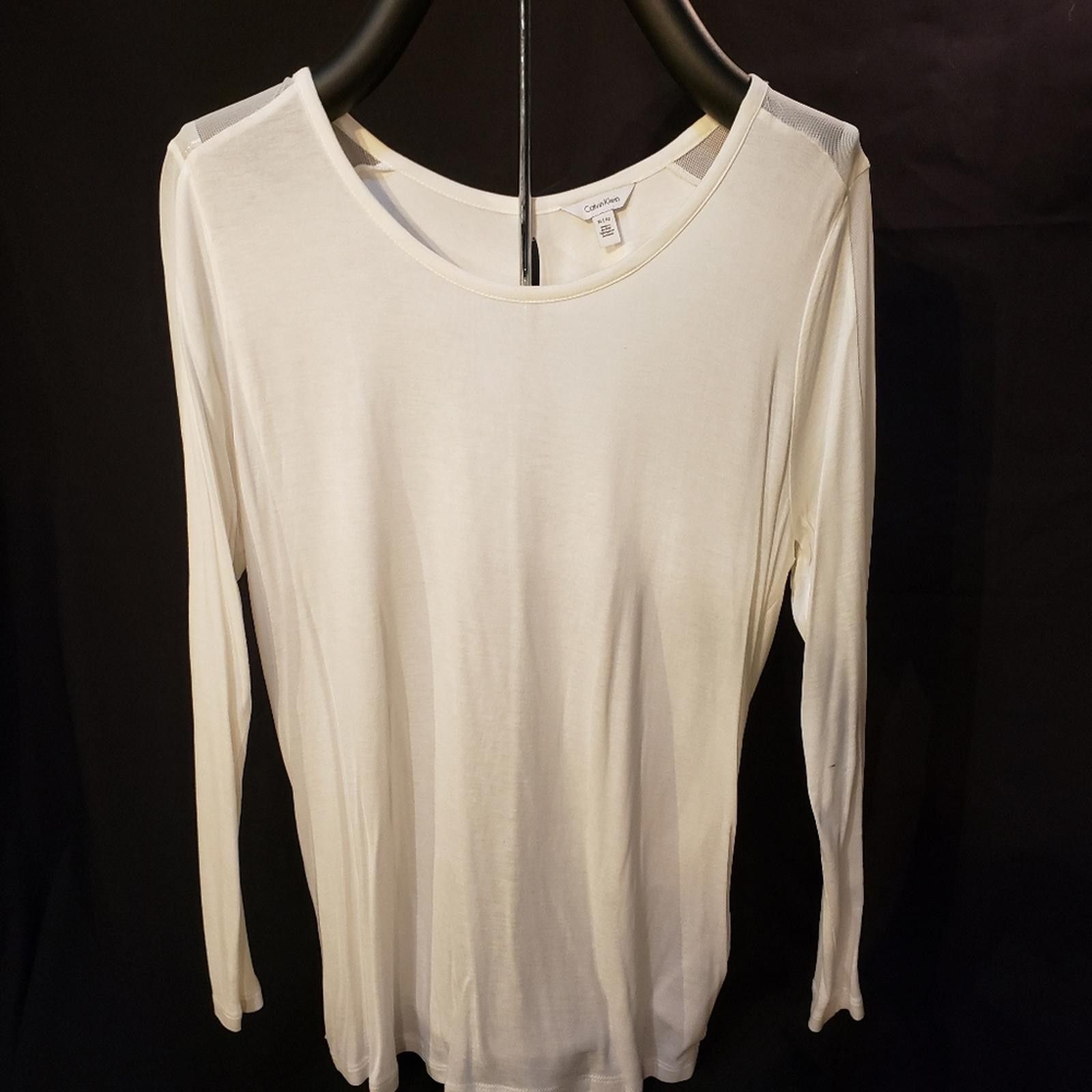 Calvin Klein Calvin Klein NWOT Women’s Off White Long Sleeve Size XL / US 12-14 / IT 48-50 - 1 Thumbnail