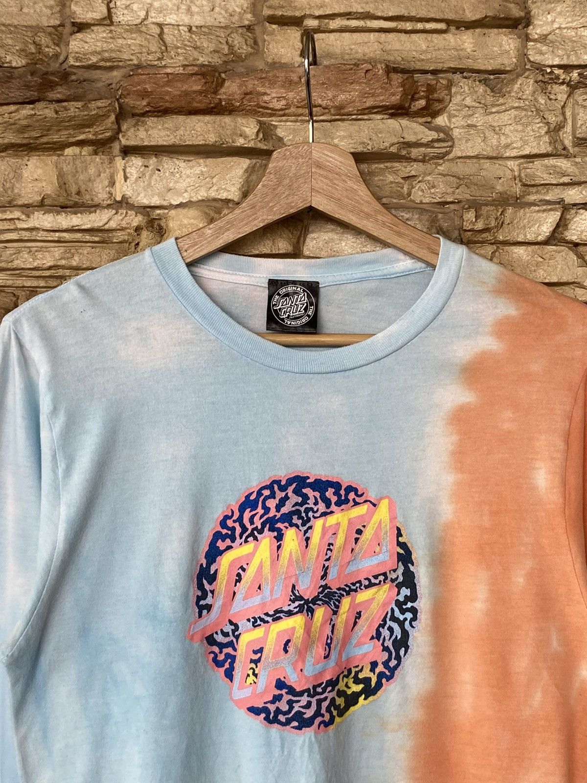 Santa Cruz Skateboards Santa Cruz Tie Dye Long Sleeve Skateboarding Tees Size US XS / EU 42 / 0 - 3 Thumbnail