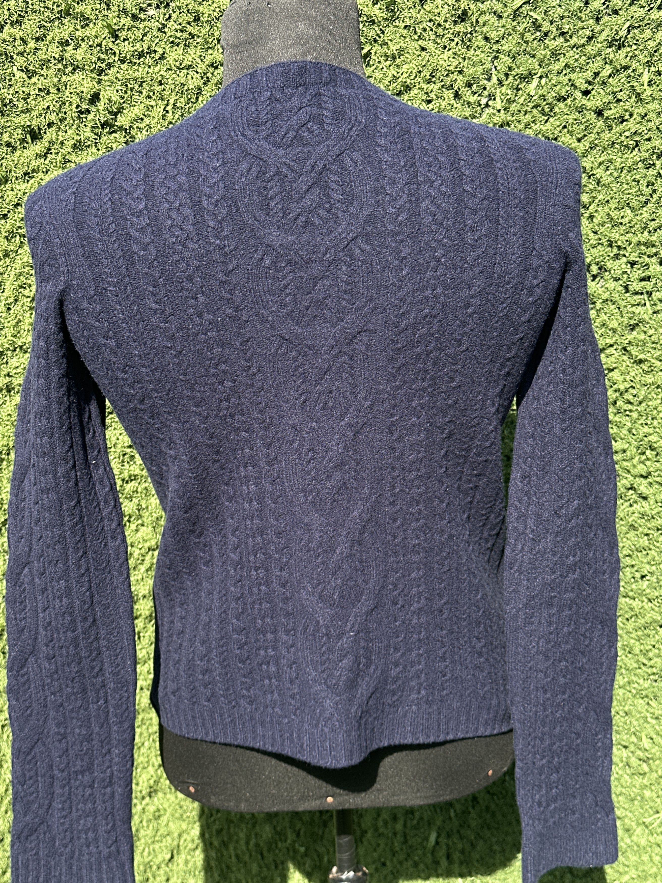 The Row 1950$ The Row Chunky Cable Knit Women Navy Pullover Size S M Size S / US 4 / IT 40 - 11 Thumbnail