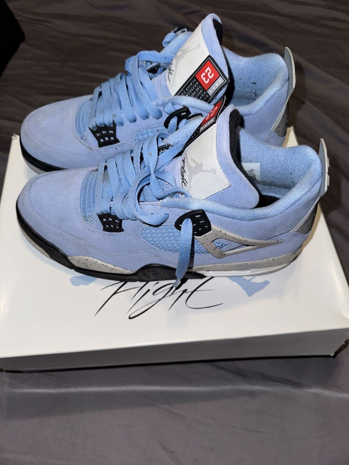 Jordan Brand Air Jordan 4 Retro University Blue Size US 9.5 / EU 42-43 - 2 Thumbnail