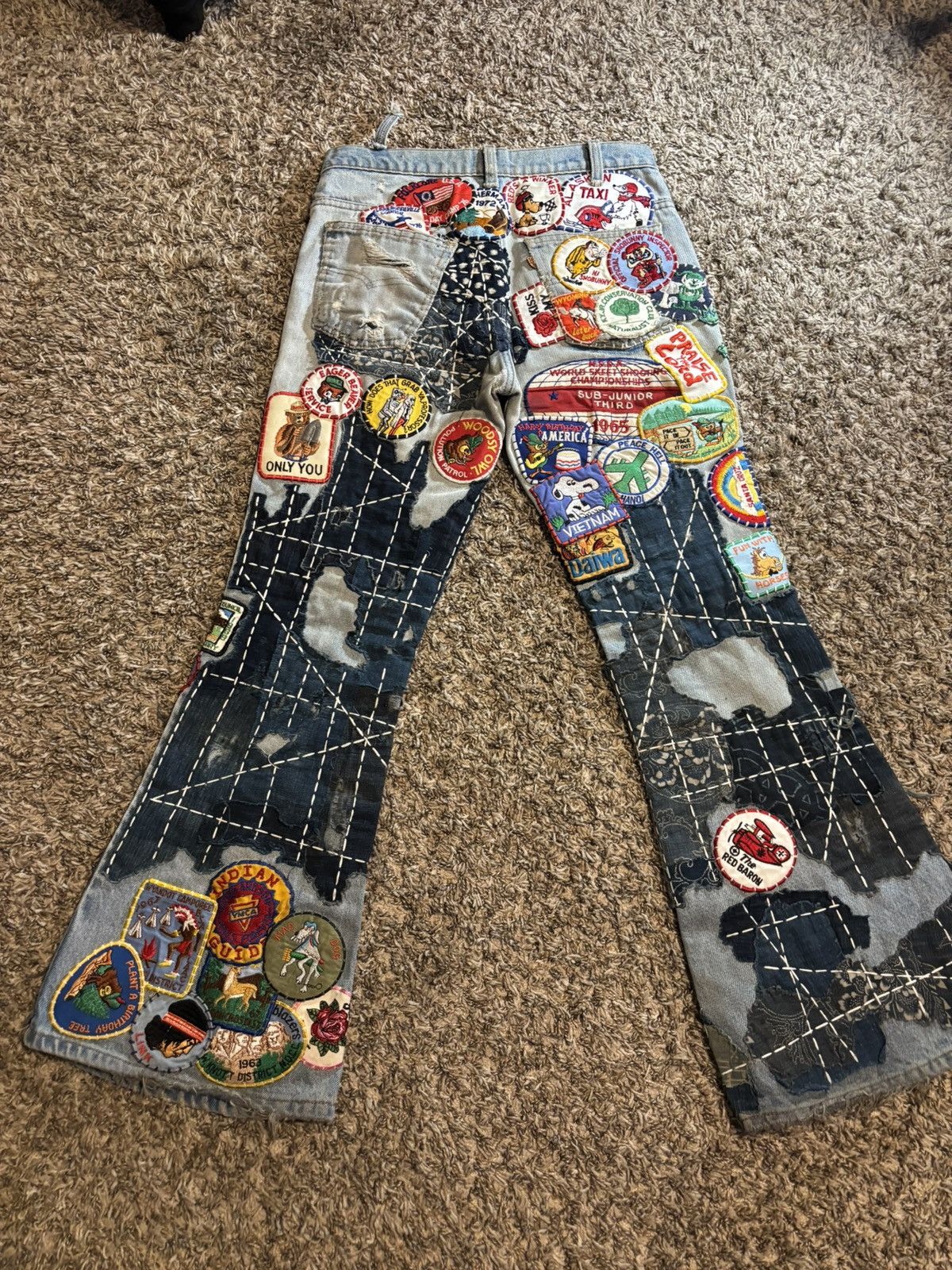 Other "Where Do You Go?" Composted Levi's Size US 32 / EU 48 - 2 Thumbnail
