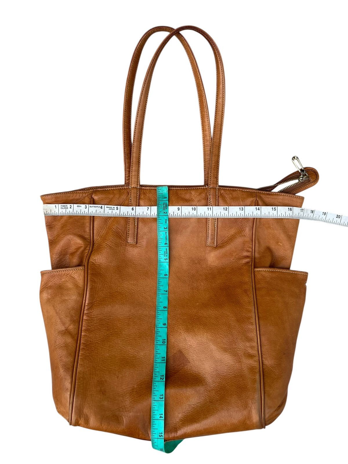 Leather Aniary Japan Patina Leather Tote Bag Cargo Size ONE SIZE - 25 Thumbnail
