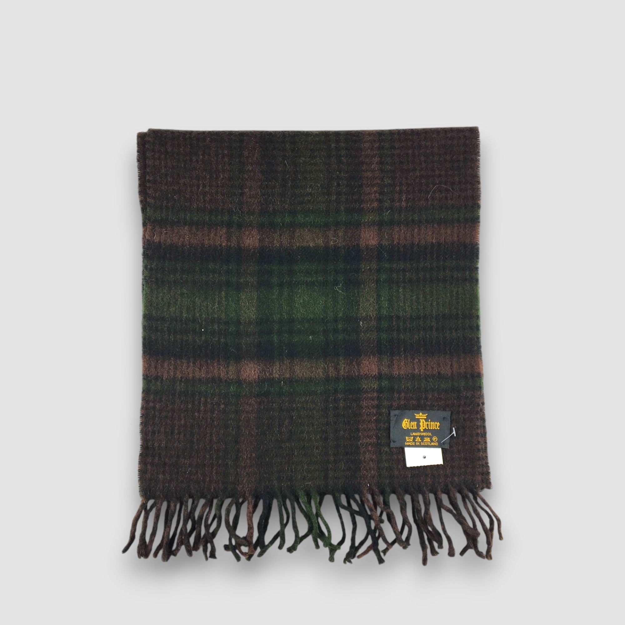 Vintage Vintage Glen Prince Scarf Muffler Wool Cashmere Scarves Size ONE SIZE - 2 Thumbnail