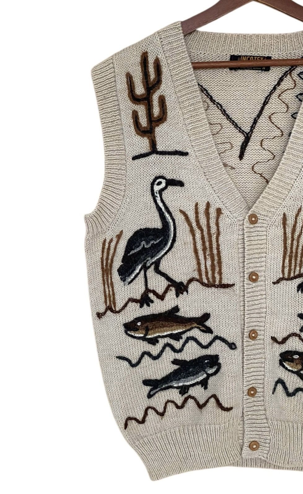 Handmade Vintage Brand Inca-tex Handmade Knitwear 1980s Size US M / EU 48-50 / 2 - 3 Thumbnail