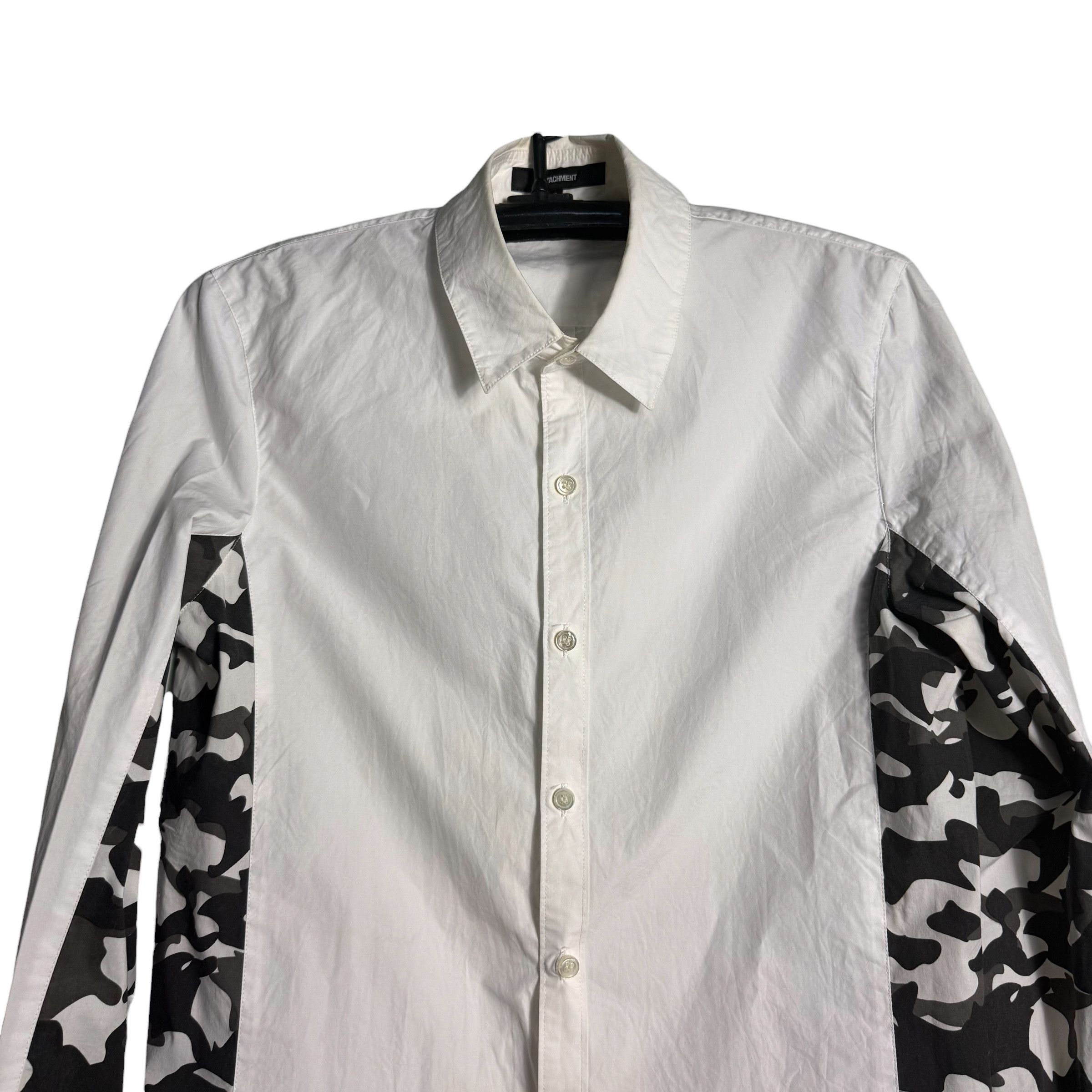 Kazuyuki Kumagai Attachment 🔥RARE🔥Kazuyuki Kumagai Attachment L/Sleeve Button Up Shirt Size US M / EU 48-50 / 2 - 2 Thumbnail